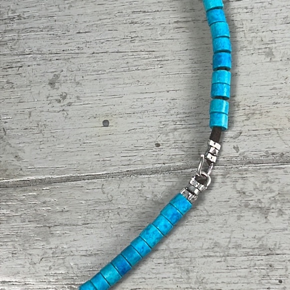 Turquoise chunky necklace - Picture 7 of 11